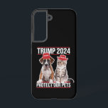 Coque Samsung Galaxy Trump 2024 Protégez nos animaux Chiens de chat MAG<br><div class="desc">Trump 2024 Protégez nos animaux Chiens de chat MAGA</div>
