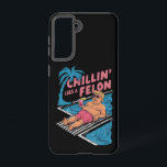 Coque Samsung Galaxy Trump Drôle Chillin Comme Un Felon Trump 2024<br><div class="desc">Trump Drôle Chillin Comme Un Felon Trump 2024</div>
