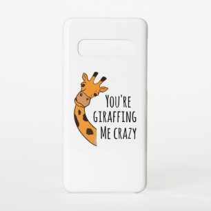 Coque Samsung Galaxy S10 Tu me girafes fou