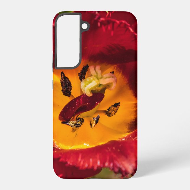 Coque Samsung Galaxy Tulipe rouge (Verso)