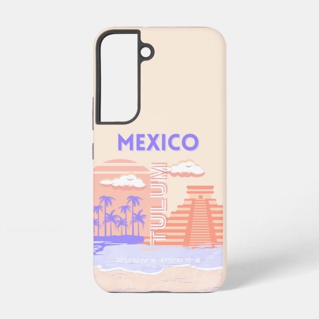 Coque Samsung Galaxy Tulum, Art Voyage, Art Rétro (Verso)