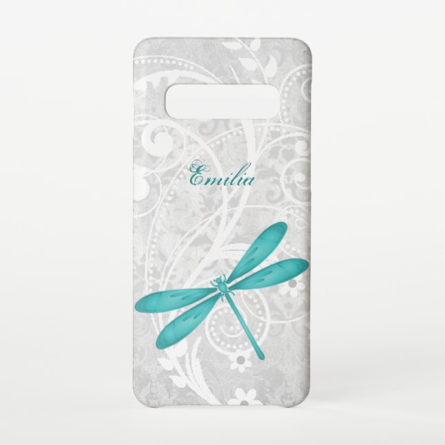 Coque Samsung Galaxy Turquoise Dragonfly Personnaliser Samsung Galaxy C (Dos)