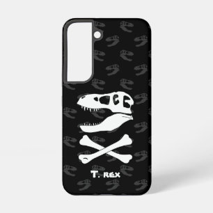 Coque Samsung Galaxy Tyrannosaurus rex Crâne et os croisés