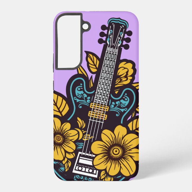 Coque Samsung Galaxy Ukulele couleur personnalisée (Verso)