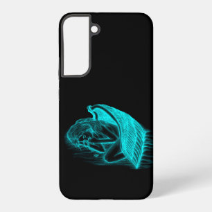 Coque Samsung Galaxy Un ange endormi en design noir et vert