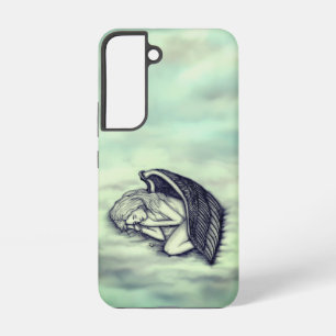 Coque Samsung Galaxy Un ange endormi sur les nuages du ciel