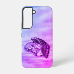Coque Samsung Galaxy Un ange endormi sur les nuages du ciel