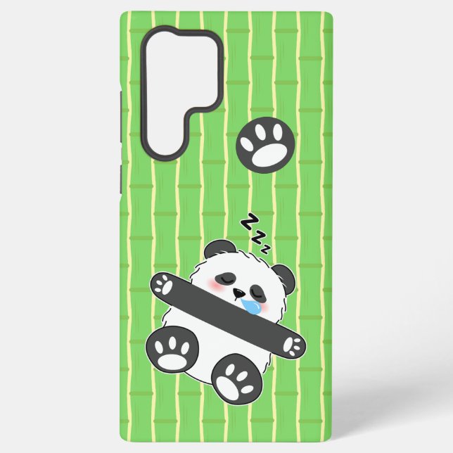 Coque Samsung Galaxy Un bébé panda mignon dormant paisiblement (Verso)