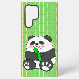 Coque Samsung Galaxy Un bébé panda mignon mangeant une tige de bambou