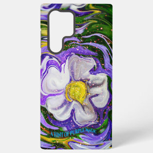 Coque Samsung Galaxy Une touche de magie violette - Flower power
