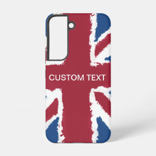 Coque Samsung Galaxy Union Jack Drapeau Art Text personnalisé par Heva
