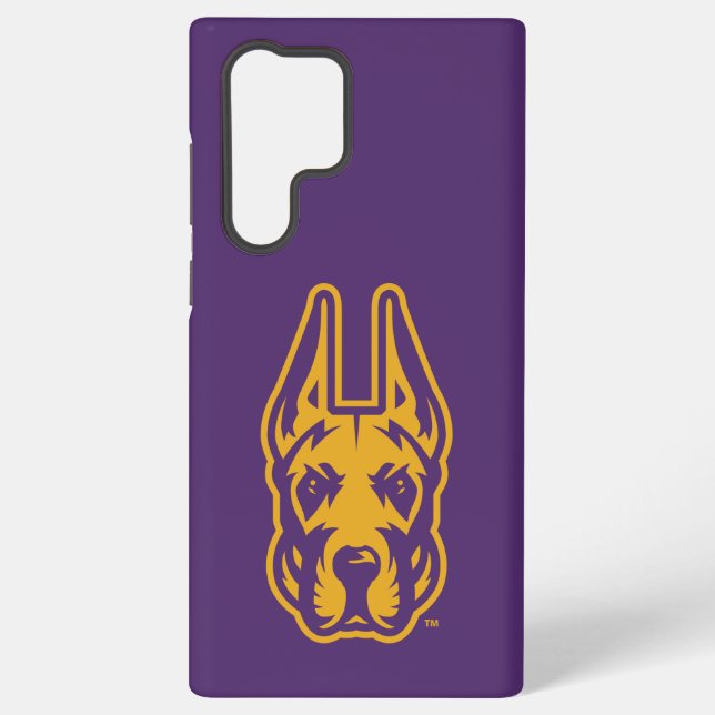 Coque Samsung Galaxy Université d'Albany Chef de la mascotte Great Dane (Verso)