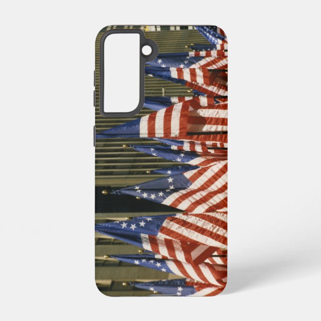 Coque Samsung Galaxy USA 250 - Drapeaux américains (Verso)