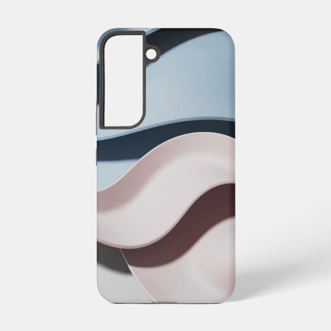 Coque Samsung Galaxy Vague Abstraite moderne (Verso)