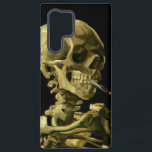 Coque Samsung Galaxy Van Gogh Fumer du squelette<br><div class="desc">Coque Samsung Galaxy avec peinture à l’huile de Vincent van Gogh Crâne d’un squelette avec cigarette brûlante (1885-1886). Un grand cadeau pour les amateurs de post-impressionnisme et d'art hollandais !</div>