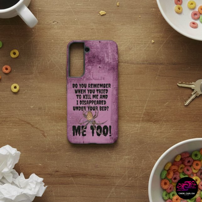 Coque Samsung Galaxy Vengeance d'araignée drôle Halloween (Looks cute. Holds grudges.)