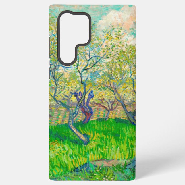 Coque Samsung Galaxy Verger en fleurs de Vincent van Gogh (Verso)