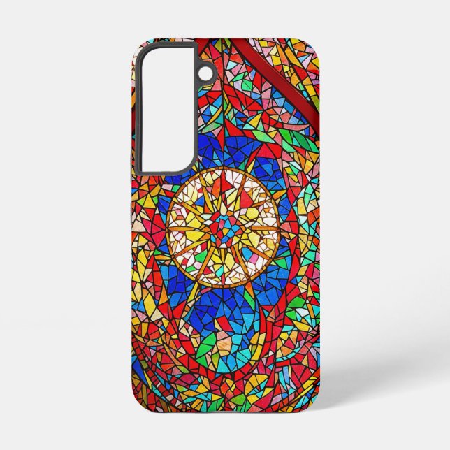 Coque Samsung Galaxy Verre Abstrait Vibrant (Verso)