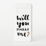 Coque Samsung Galaxy S10 Veux-tu m'épouser<br><div class="desc">M'épouseras-tu ? Surprenez votre grand amour d'une manière créative et drôle avec cette idée cadeau adorable et originale. Romantique et en même temps une façon amusante pour votre proposition de mariage.</div>