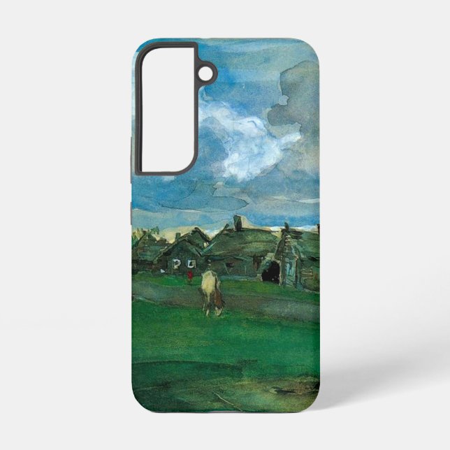 Coque Samsung Galaxy Village russe Valentin Serov (Verso)