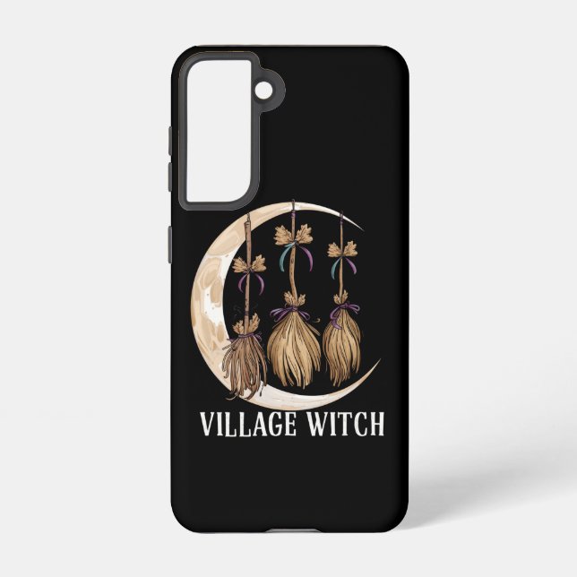 Coque Samsung Galaxy Village Witch gothique Occulte Wicca Pagan Nature (Verso)