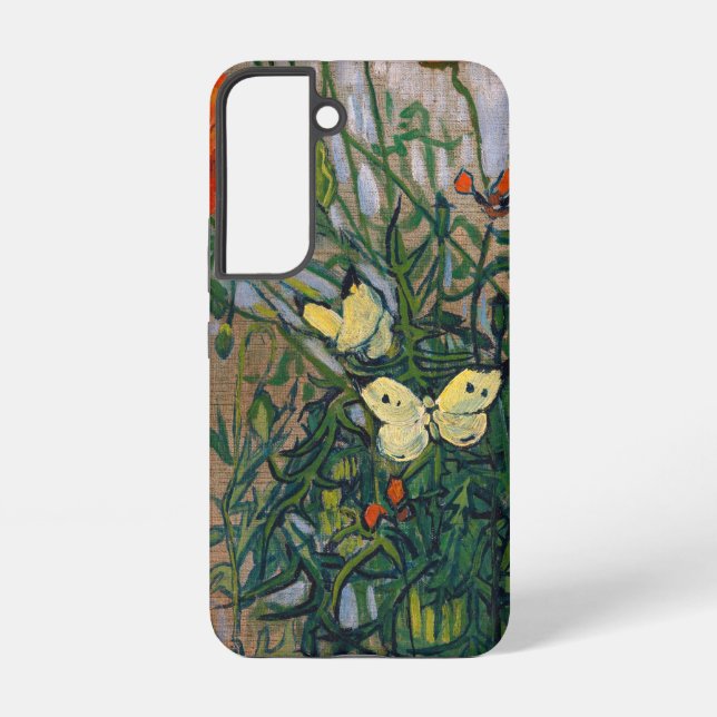 Coque Samsung Galaxy Vincent van Gogh - Papillons et papillons (Verso)