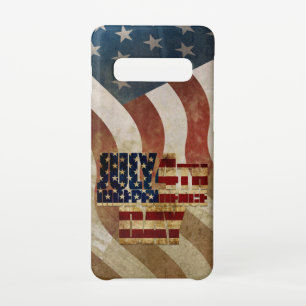 Coque Samsung Galaxy S10 Vintage Juillet 4 Indépendance Conception