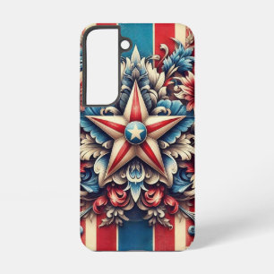 Coque Samsung Galaxy Vintage/rustique USA/Patriotique