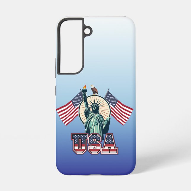 Coque Samsung Galaxy Vintage, Statue de la Liberté (Verso)