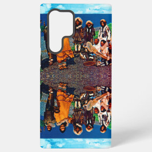 Coque Samsung Galaxy Vintage USA Alaska Eskimo dancers