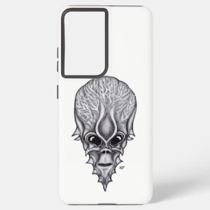 Coque Samsung Galaxy Visage Alien, Reconstruction faciale du crâne afri