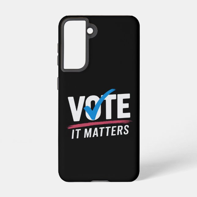 Coque Samsung Galaxy Vote Élection 2024 Voter Démocrate Politique (Verso)