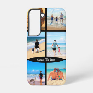 Coque Samsung Galaxy Votre collage photo et votre texte personnalisé Pe