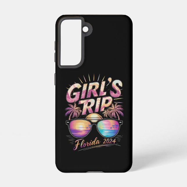 Coque Samsung Galaxy Voyage de filles Floride 2024 Été Week-end plage  (Verso)