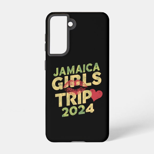 Coque Samsung Galaxy Voyage de filles Jamaïque 2024 Week-end vacances d (Verso)