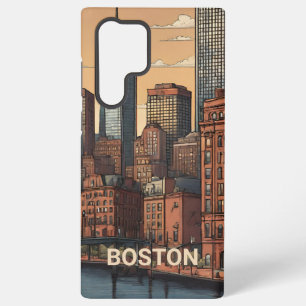 Coque Samsung Galaxy Voyageur Boston Une Idée Cadeau Délicieux
