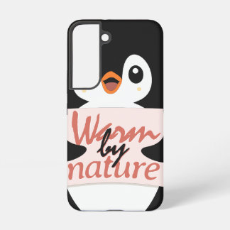 Coque Samsung Galaxy Warm by nature: Adorable Penguin with Playful Text