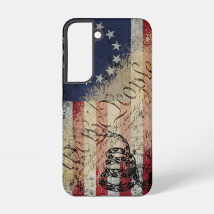 Coque Samsung Galaxy We The People Betsy Ross American Flag and Snake