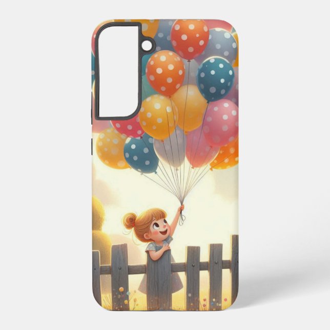 Coque Samsung Galaxy Whimsical/mignon ballon art (Verso)