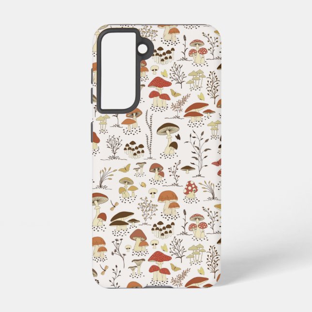 Coque Samsung Galaxy Whimsical Woodland Champhrooms Motif (Verso)