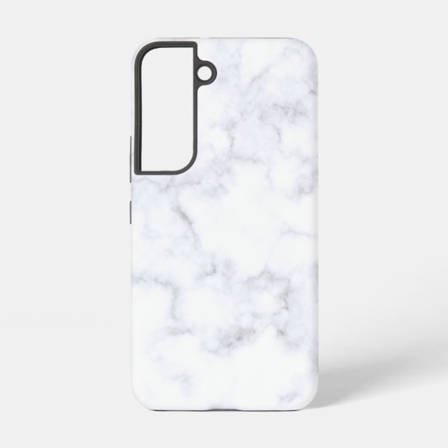 Coque Samsung Galaxy White Marble Trendy  (Verso)