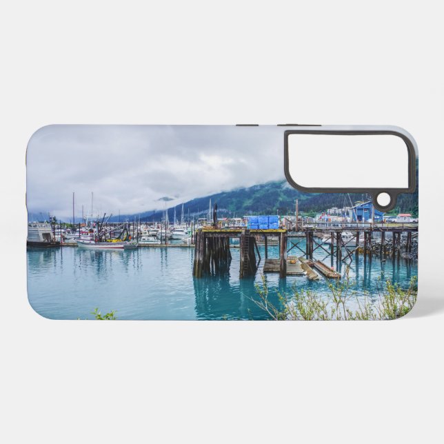 Coque Samsung Galaxy Whittier Alaska Harbour Samsung Galaxy Coque (Verso Horizontal)
