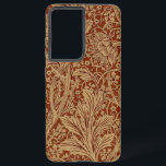 Coque Samsung Galaxy William Morris Arcadia Floral Garden Flower Classi<br><div class="desc">Ce design botanique Arcadia Flower (1889) est basé sur le classique William Morris (1834-1896) Arcadia motif pour sa ligne de papier peint victorien anglais. Conçu par la fille de William Morris,  May Morris,  pour la compagnie William Morris. Un magnifique feuillage riche.</div>