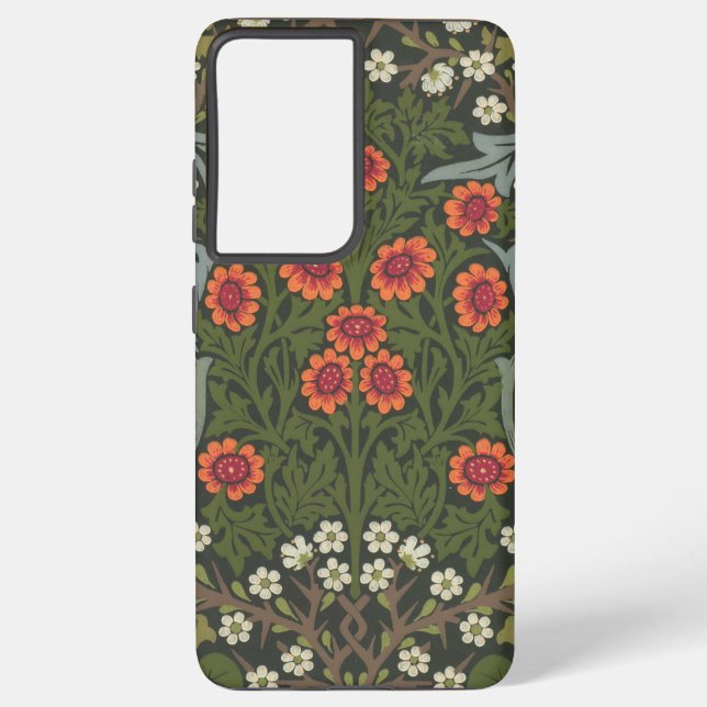 Coque Samsung Galaxy William Morris Blackthorn Garden Flower Classic (Verso)