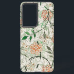 Coque Samsung Galaxy William Morris Jardin Fleur de Jasmin Classique<br><div class="desc">Ce design floral botanique de jasmin est basé sur le dessin original classique de William Morris (1834–1896) pour sa ligne de papier peint victorien anglais. Un magnifique design riche en fleurs et feuillage. Original du Musée de Birmingham</div>