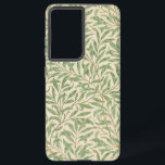 Coque Samsung Galaxy William Morris Willow Bough Garden Flower Classic<br><div class="desc">Ce dessin botanique de saule (1887) est basé sur le dessin original classique de William Morris (1834-1896) pour sa ligne de papier peint victorien anglais. Un magnifique feuillage riche.</div>