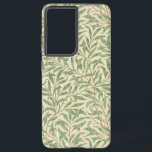 Coque Samsung Galaxy William Morris Willow Bough Garden Flower Classic<br><div class="desc">Ce dessin botanique de saule (1887) est basé sur le dessin original classique de William Morris (1834-1896) pour sa ligne de papier peint victorien anglais. Un magnifique feuillage riche.</div>