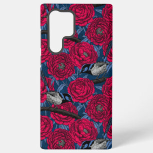 Coque Samsung Galaxy Wrens in the peonies