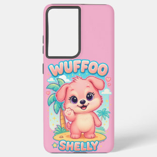 Coque Samsung Galaxy Wuffoo Shelly Kawaii Puppy Tropical Island