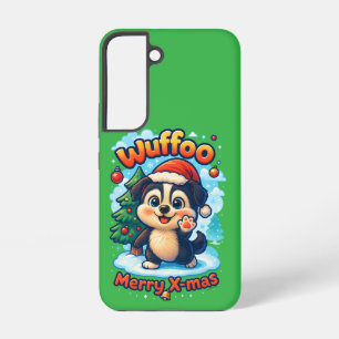 Coque Samsung Galaxy Wuffoo Surffie Joyeux Noël Kawaii 3D Fêtes